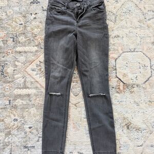 Express Dark Gray Skinny Jeans